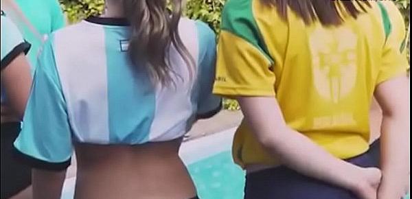  Sexy teen besties fucked by soccer coach